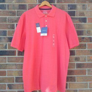 Men's Croft&Barrow Salmon Polo XLT Brand New